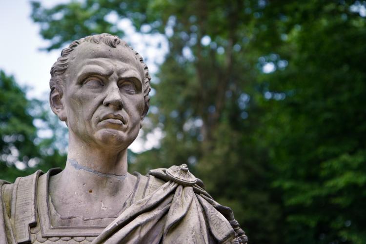 Ancient Roman General Julius Caesar 