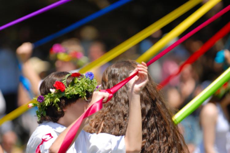 Maypole Dancer