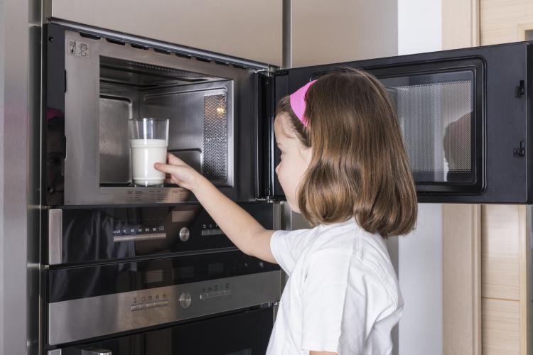 Even a child can use a microwave oven.