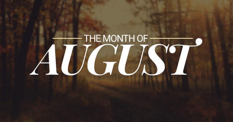 August – eighth month of the year