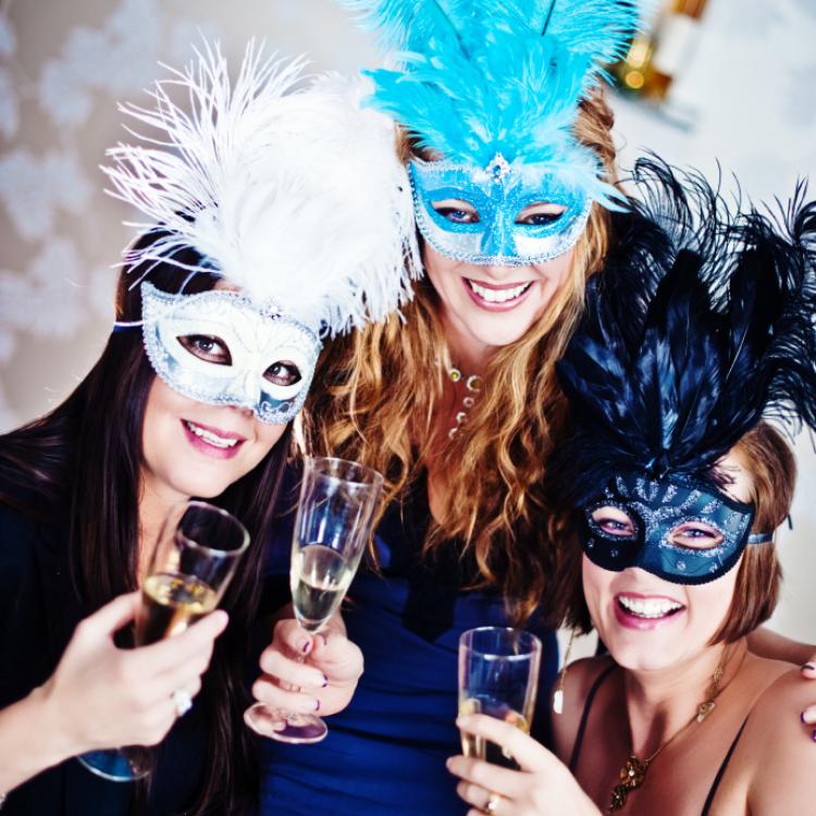 A masquerade party.