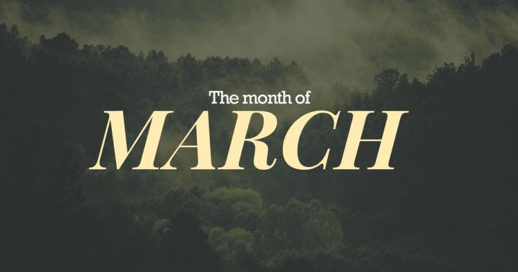 March – Third Month of the Year