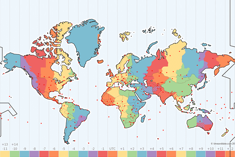 time zone maps