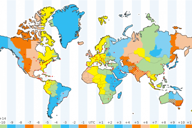 how many time zones in the world