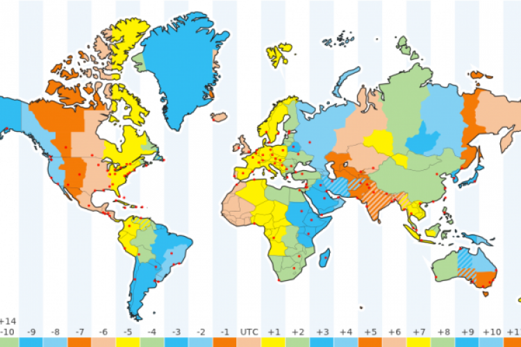 Image result for how many time zones are there in the world