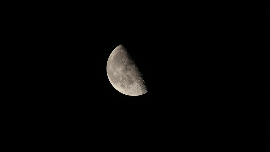 Third Quarter Moon is a Half Moon