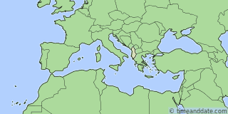 Location of Korçë
