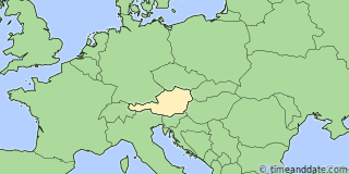 Location of Salzburg