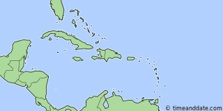 Location of Aruba Island