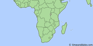 Location of Bujumbura