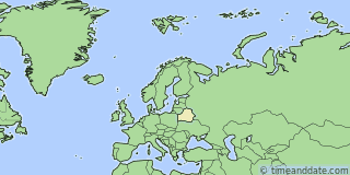 Location of Salihorsk