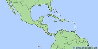 Location of Playa Dominical