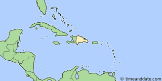 Location of Santo Domingo