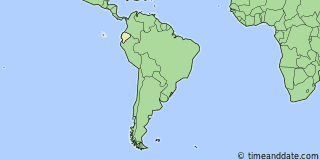 Location of Quito