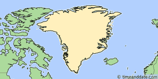 Location of Kangerlussuaq