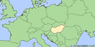 Location of Debrecen