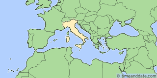 Location of Milan