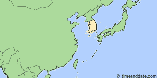 Location of PyeongChang