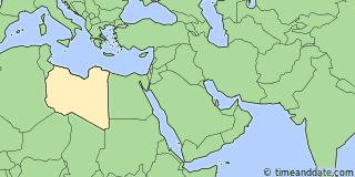 Location of Benghazi