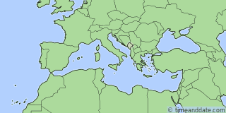 Location of Podgorica