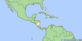 Location of Managua