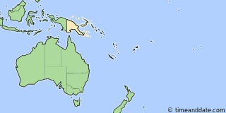 Location of Lae