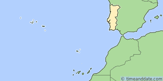 Location of Ponta Delgada