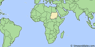 Location of Khartoum