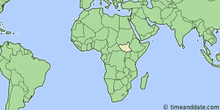 Location of Juba