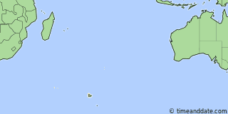 Location of Amsterdam Island