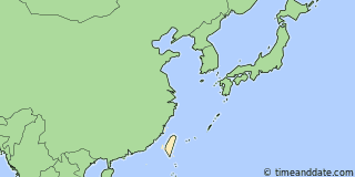 Location of Taichung