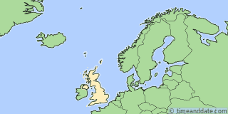 Location of Manchester