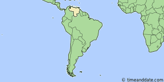 Location of Ciudad Bolívar