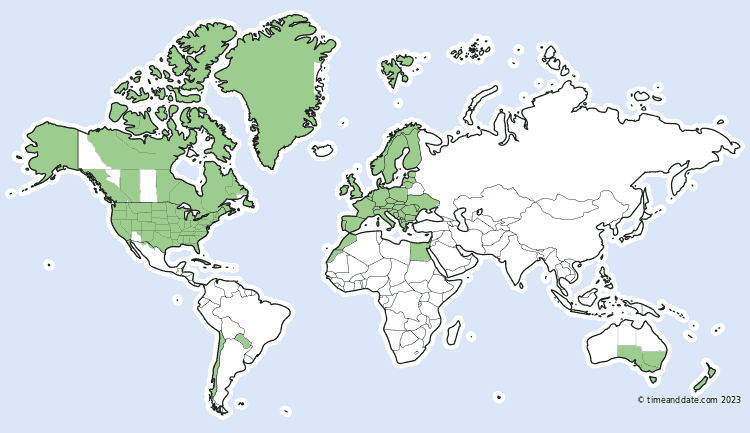 Daylight Saving Time for countries in 2023 and Daylight Saving