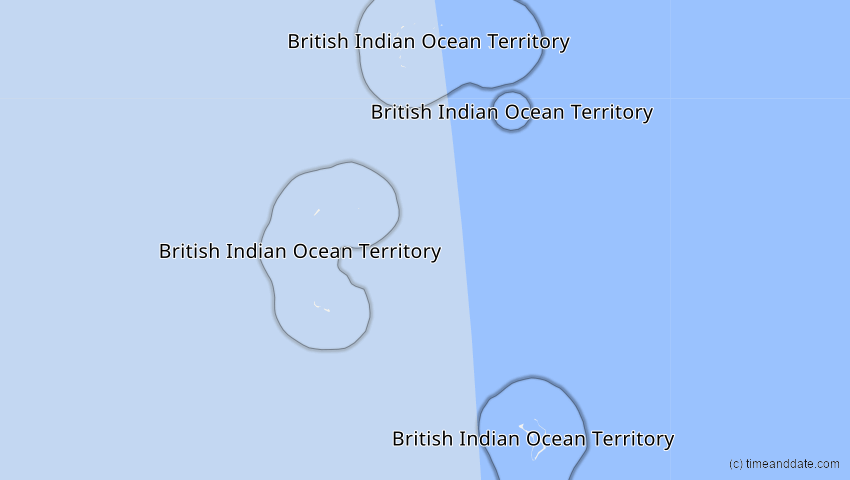 A map of Britisches Territorium im Indischen Ozean, showing the path of the 21. Jun 2001 Totale Sonnenfinsternis
