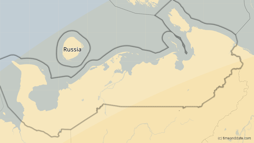 A map of Nenzen, Russland, showing the path of the 29. Mär 2006 Totale Sonnenfinsternis
