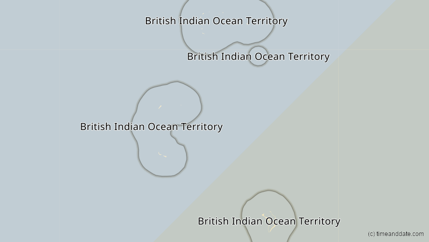 A map of Britisches Territorium im Indischen Ozean, showing the path of the 26. Jan 2009 Ringförmige Sonnenfinsternis