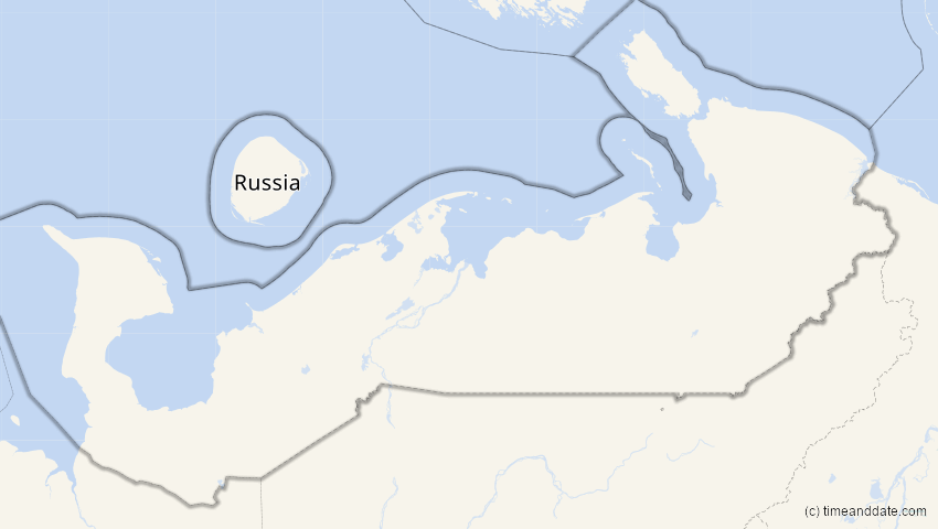 A map of Nenzen, Russland, showing the path of the 21. Mai 2012 Ringförmige Sonnenfinsternis