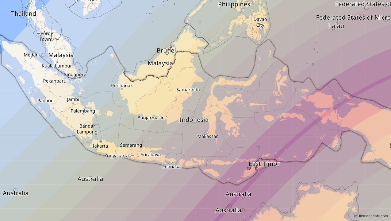 Apr 20, 2023 – Total Solar Eclipse in Indonesia