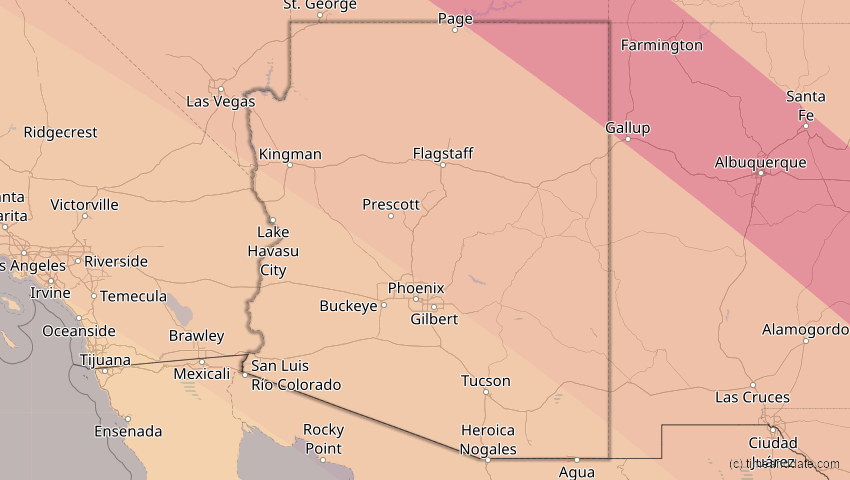 Oct 14 2023 Annular Solar Eclipse In Arizona United States
