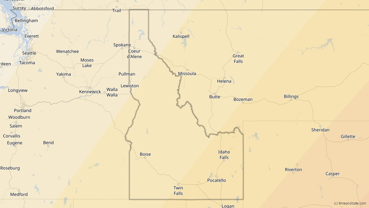 Apr 8, 2024 Partial Solar Eclipse in Idaho, United States