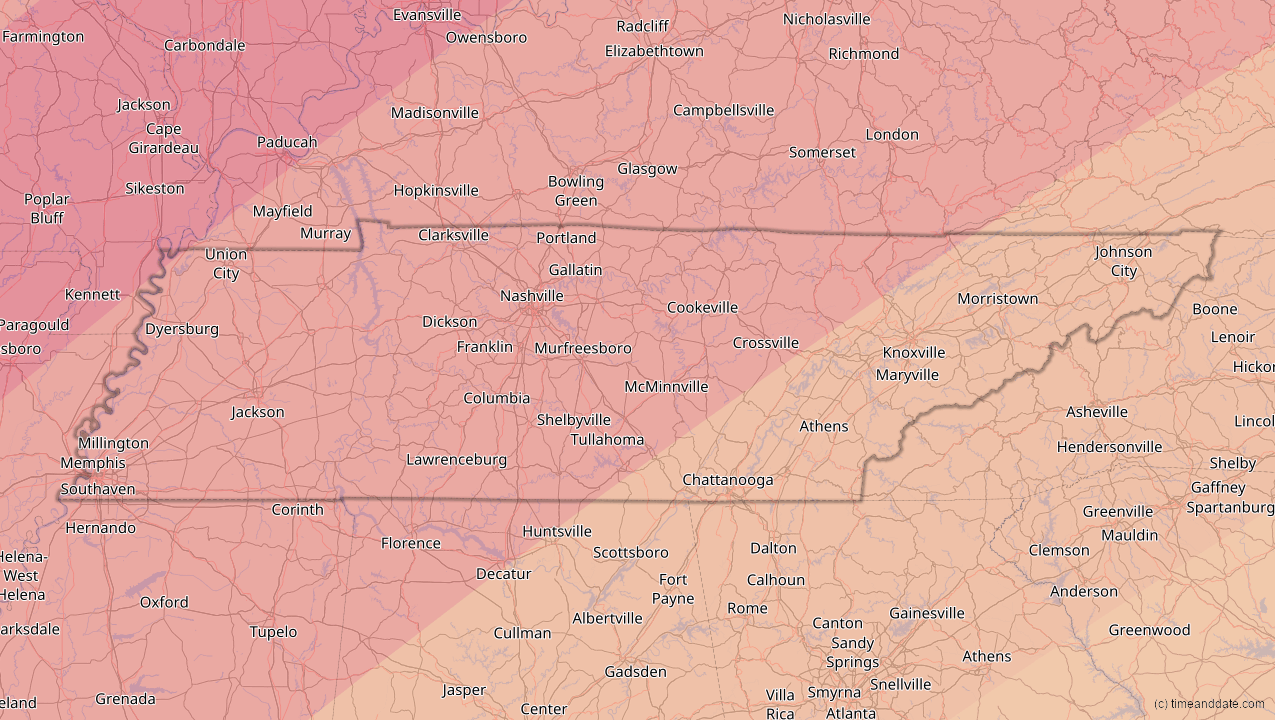 Apr 8 2024 Total Solar Eclipse In Tennessee United States   Us Tn 