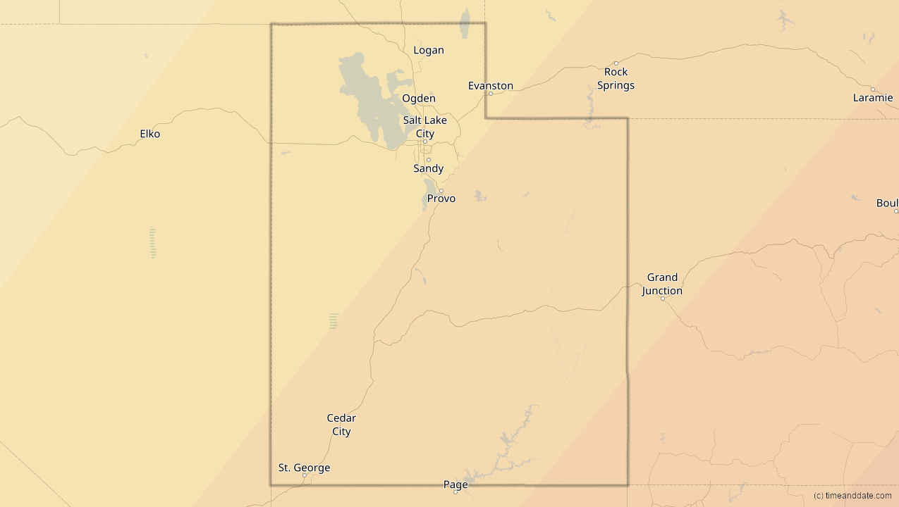 Apr 8, 2024 Partial Solar Eclipse in Utah, United States