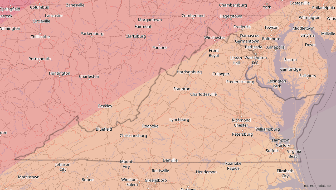 Apr 8 2024 Partial Solar Eclipse In Virginia United States   Us Va 