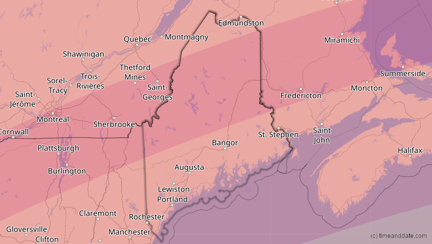 Bangor ME State Total Solar Eclipse April 2024 Totality 60 OFF