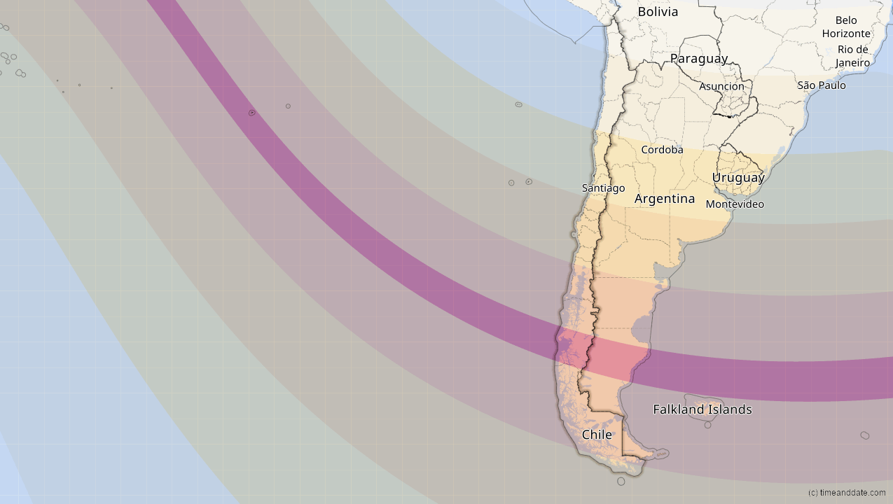 Oct 2, 2024 Annular Solar Eclipse in Chile