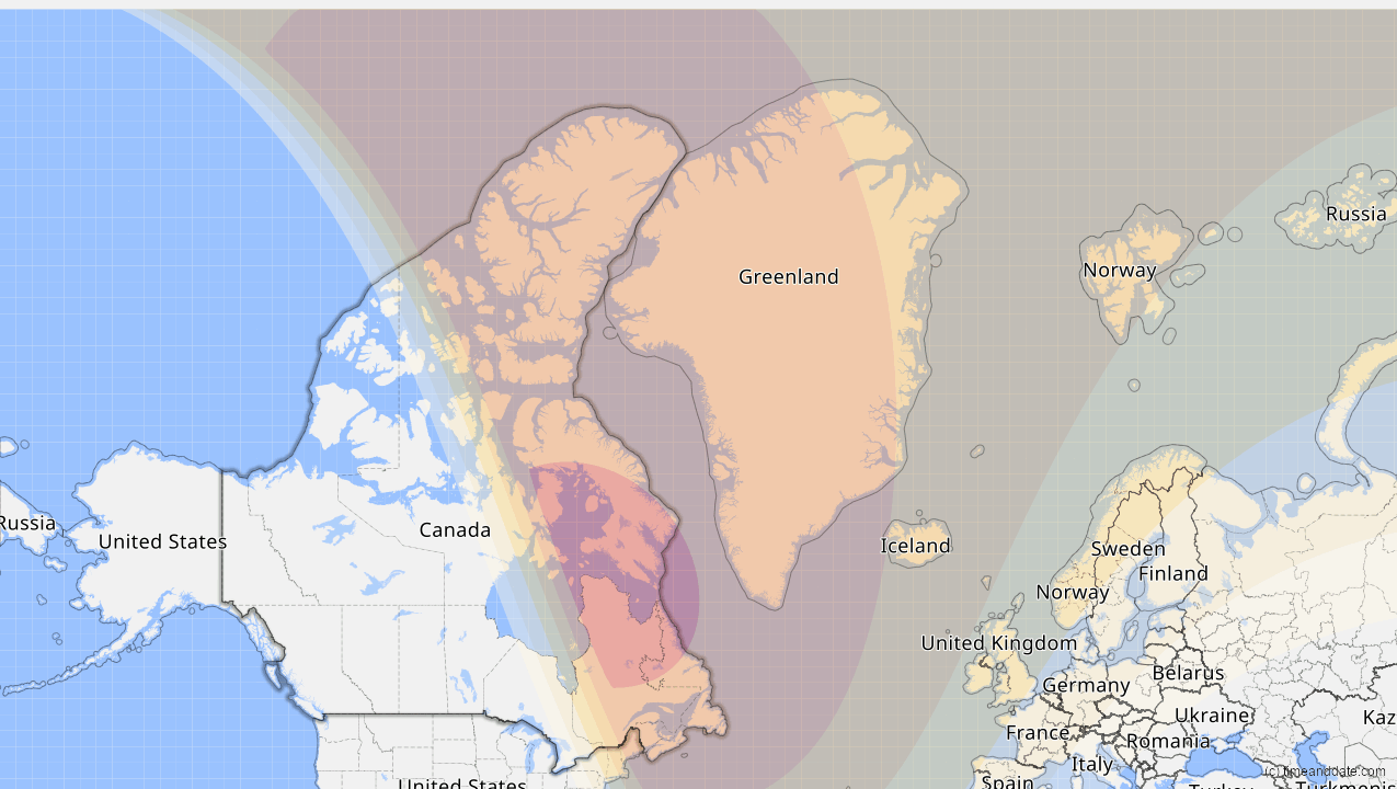 Mar 29, 2025 Partial Solar Eclipse in Canada