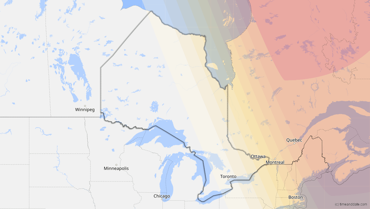 Mar 29, 2025 Partial Solar Eclipse in Ontario, Canada