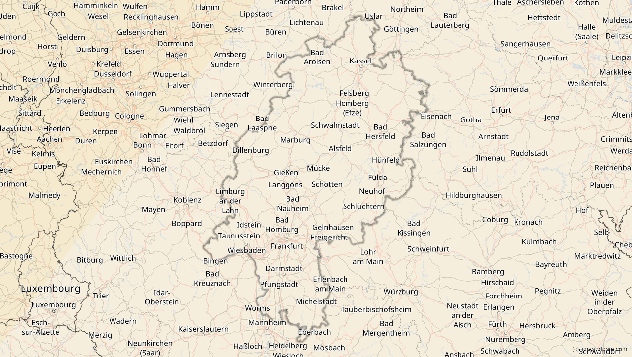 Solar Eclipses in Hesse, Germany