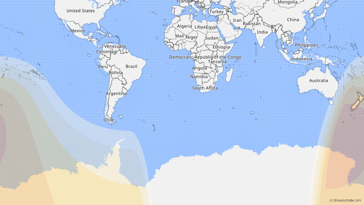 Sep 22, 2025 Partial Solar Eclipse in New Zealand